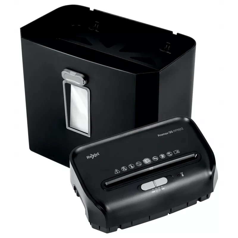 Rexel ProMax RPX612 ristlõikepaberipurustaja P4, Ristlõikus, 22 cm, 4 x 40 mm, 12 L, 132 lehte, 58 dB