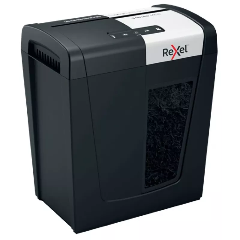 Rexel Secure MC6 Whisper-Shred mikrohakkimisega paberipurustaja P5, mikrohakkimine, 2 x 15 mm, 18 L, 175 lehte, 55 dB, nupud