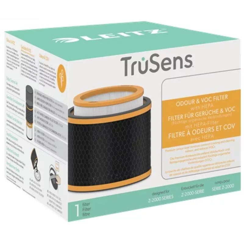 Leitz Odour and VOC 3-in-1 HEPA Filter Drum for TruSens Z-2000 / Z-2500 Medium Air Purifier