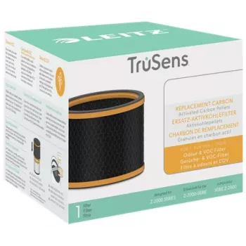Leitz TruSens Z-2000 / Z-2500 keskmise suurusega lõhna- ja lenduvate orgaaniliste ühendite filtrisüsteemi asendussöefilter, 1 tk pakendis