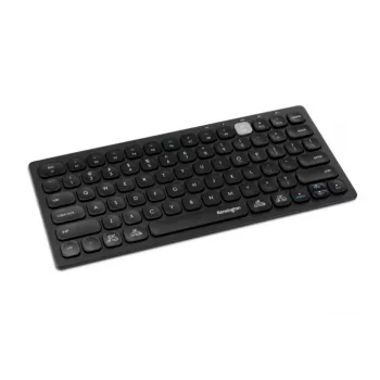 Kensington Dual Wireless Compact klaviatuur - PN, Mini, Wireless, Bluetooth, QWERTY, Must