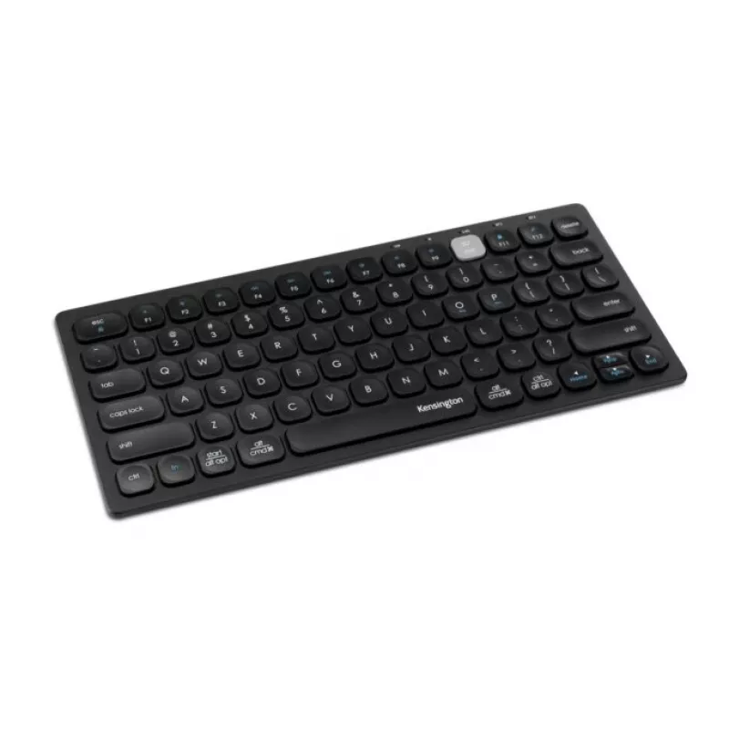 Kensington Dual Wireless Compact klaviatuur - PN, Mini, Wireless, Bluetooth, QWERTY, Must