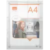 Nobo Premium Plus A4 läbipaistev akrüülist seinakinnitusega postriraam