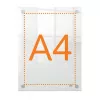Nobo Premium Plus A4 läbipaistev akrüülist seinakinnitusega postriraam