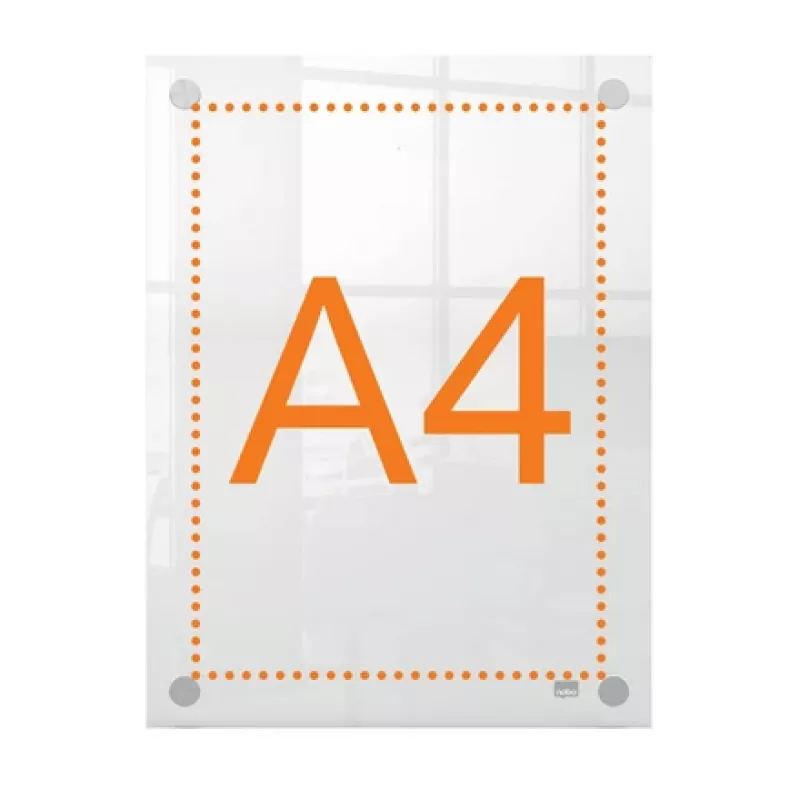Nobo Premium Plus A4 läbipaistev akrüülist seinakinnitusega postriraam