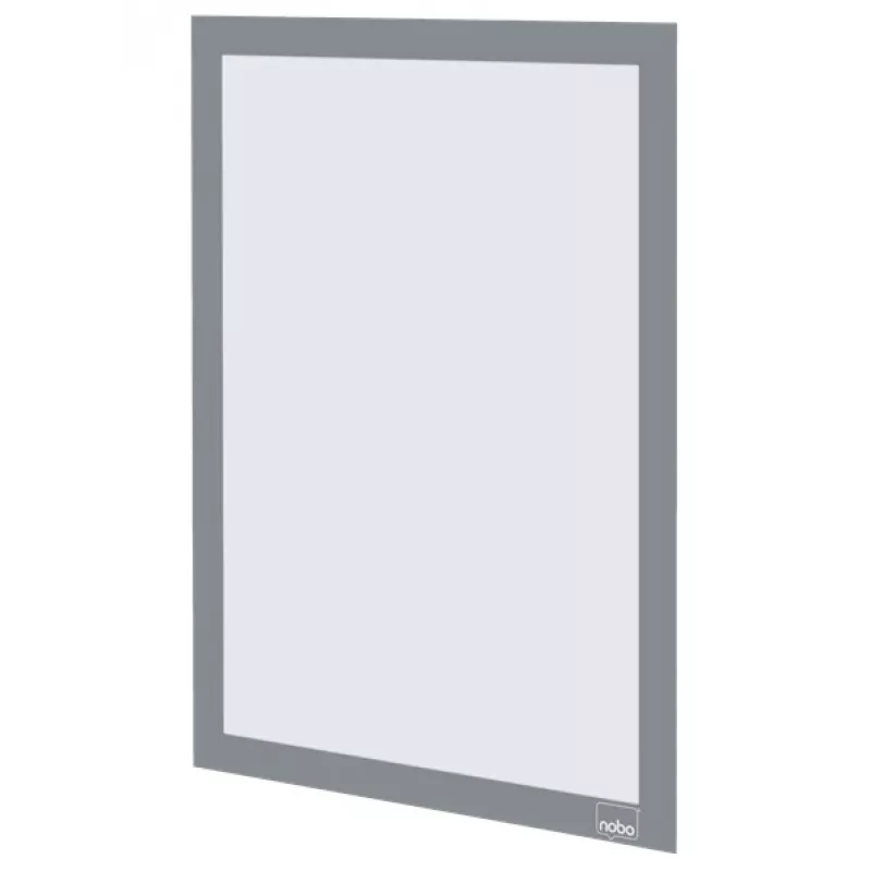 Nobo isekleepuv magnetiline plakatiraam A4, hõbedane, A4, hõbedane, portree/maastik, 235 mm, 5 mm, 325 mm