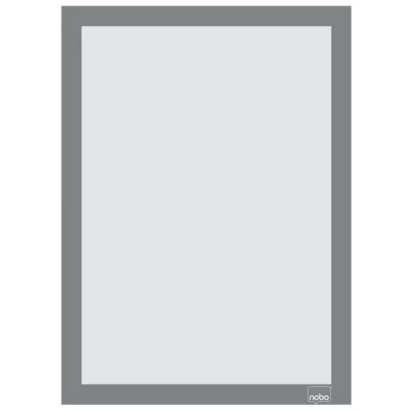 Nobo isekleepuv magnetiline plakatiraam A4, hõbedane, A4, hõbedane, portree/maastik, 235 mm, 5 mm, 325 mm