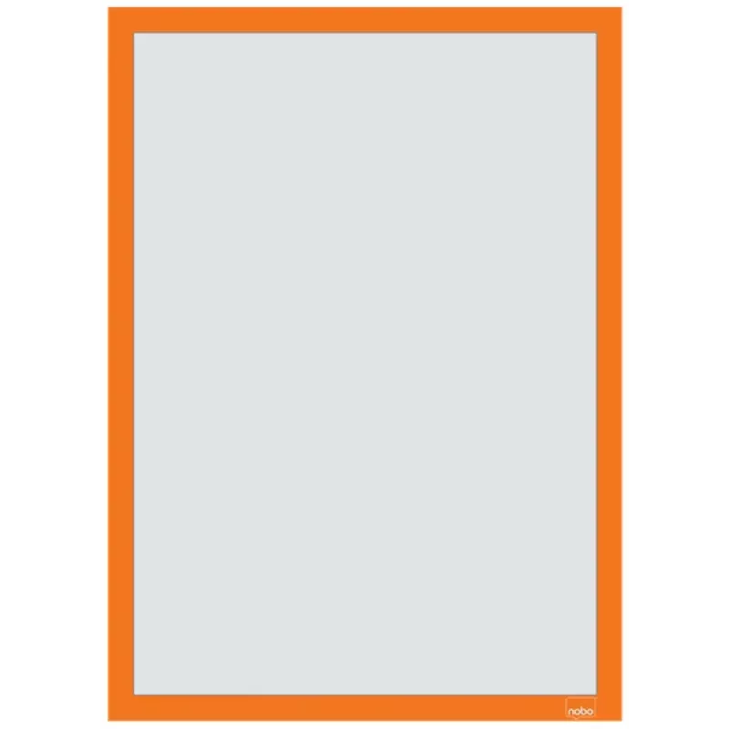 Nobo isekleepuv magnetiline plakatiraam A3, oranž