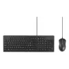 Kensington K75452CH, juhtmega, USB, membraan, QWERTZ, must, hiir kaasas