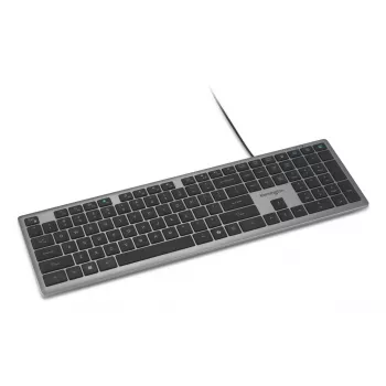 Kensington KB515 EQ USB-C/USB-A juhtmega klaviatuur, täissuuruses (100%), juhtmega, USB, käärikklahviga lüliti, QWERTY, hall