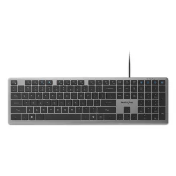Kensington KB515 EQ USB-C/USB-A juhtmega klaviatuur, täissuuruses (100%), juhtmega, USB, käärikklahviga lüliti, QWERTY, hall