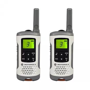 Motorola TLKR T50 kahesuunaline raadio 8 kanalit Hall, Metallik