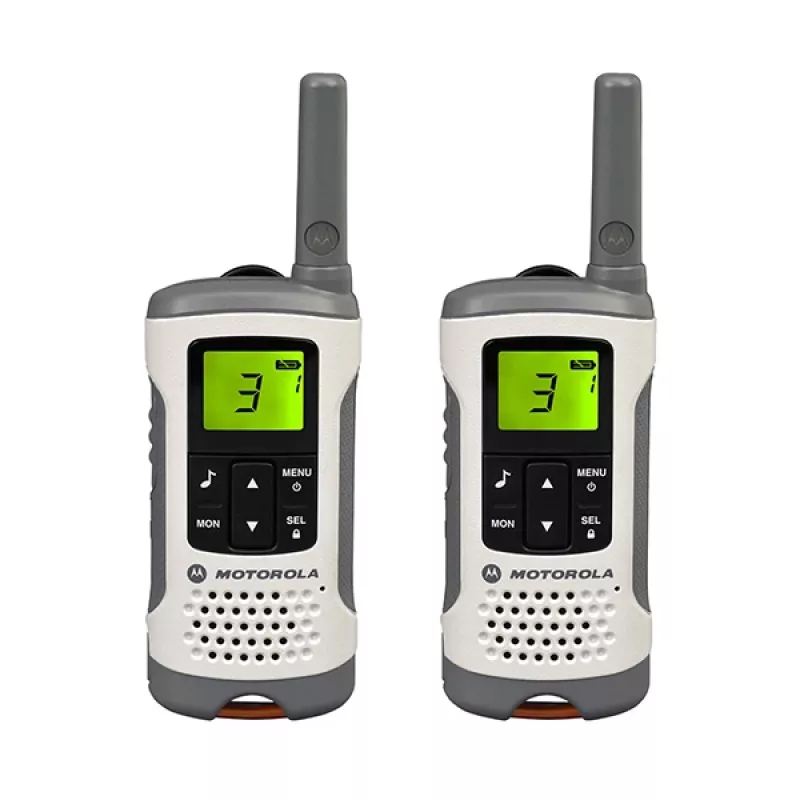 Motorola TLKR T50 kahesuunaline raadio 8 kanalit Hall, Metallik