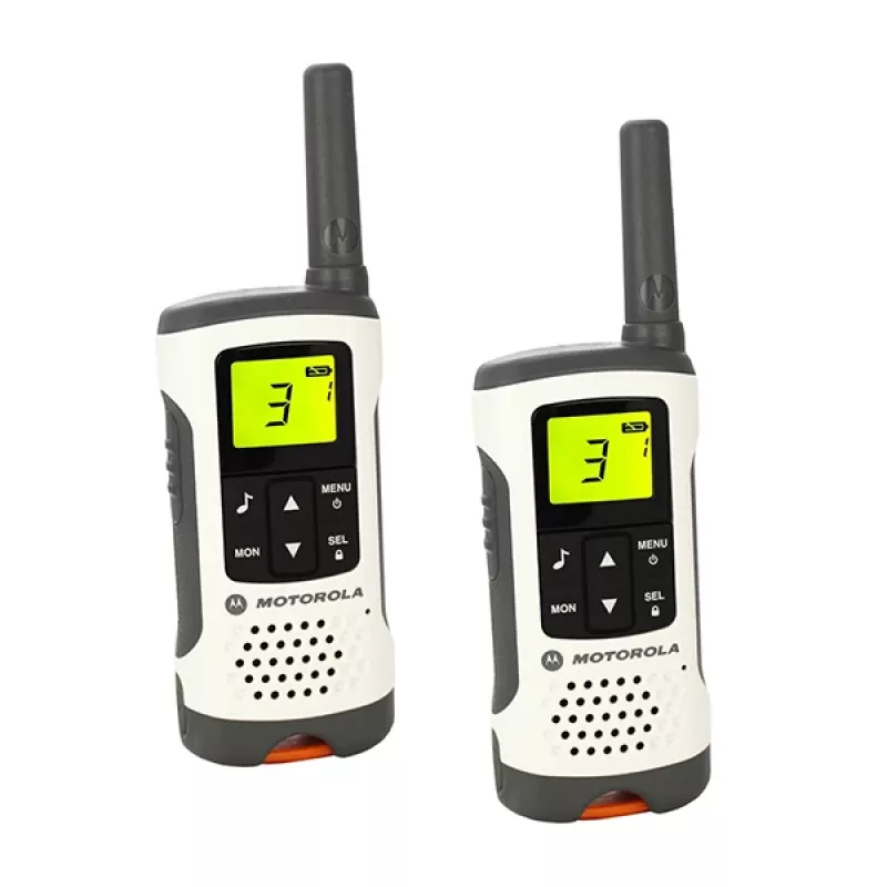 Motorola TLKR T50 kahesuunaline raadio 8 kanalit Hall, Metallik
