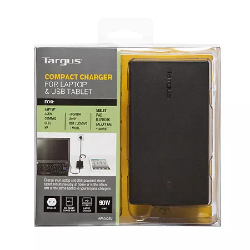 Targus APA042EU toiteadapter/inverter Must