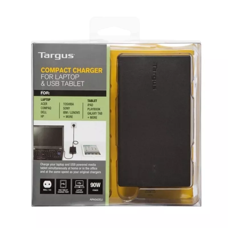 Targus APA042EU toiteadapter/inverter Must