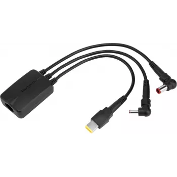 Targus ACC1009EUX toiteadapter/inverter Siseruumides Must