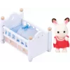 Sylvanian Families šokolaadijänese beebikomplekt (beebivoodi), 3 a, Mitmevärviline, polüstüreen, plastik