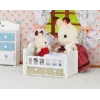 Sylvanian Families šokolaadijänese beebikomplekt (beebivoodi), 3 a, Mitmevärviline, polüstüreen, plastik
