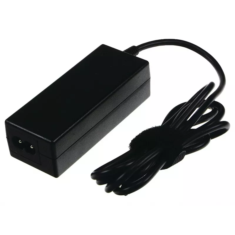 2-Power vahelduvvooluadapter 20V 40W koos toitejuhtmega, 50/60 Hz, 40 W, 20 V, Lenovo IdeaPad S9, S10, Must, Plastik