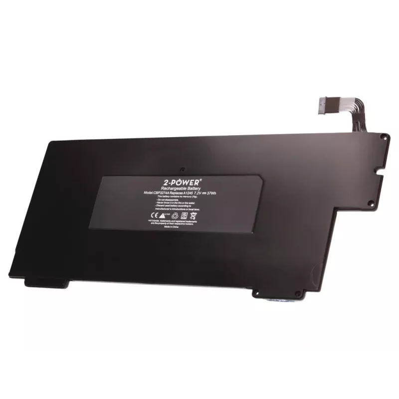 2-Power 7,2 V 5000 mAh liitiumpolümeer sülearvutiaku, aku, Apple MacBook Air 13-tolline A1237 (2008. a alguse mudeli EMC 2142, 2008. a lõpu mudeli EMC2253, 2009. a keskpaiga mudeli EMC2334)
