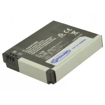2-Power kaamera aku 3.7V 1000mAh, 1100 mAh, 3,7 V, liitiumioon (Li-Ion)