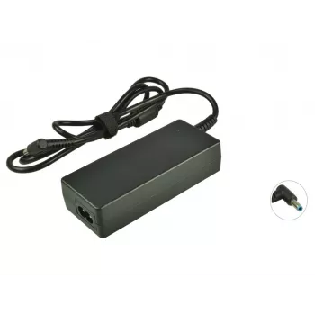 2-Power vahelduvvooluadapter 19,5 V 45 W, koos toitejuhtmega, siseruumidesse, 110–240 V, 19,5 V, vahelduvvoolust alalisvooluks, must, 47 mm