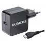 Duracell 2,4 A telefoni/tahvelarvuti seinelaadija, siseruumides, vahelduvvool, 5 V, 2,4 A, must
