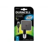 Duracell 2,4 A telefoni/tahvelarvuti seinelaadija, siseruumides, vahelduvvool, 5 V, 2,4 A, must