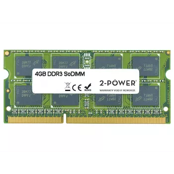 2-Power 4 GB DDR3 1333 MHz SoDIMM mälu, 4 GB, 1 x 4 GB, DDR3, 1333 MHz, 204-kontaktiline SO-DIMM, roheline