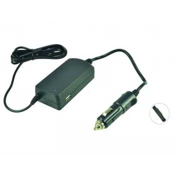 2-Power DC auto adapter 12V 3A 36W, 12 V, 36 W, 12 V, 3 A, must, roheline, 51 mm