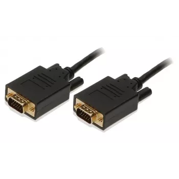 2-Power CAB0050A VGA-kaabel 2 m VGA (D-Sub) Must