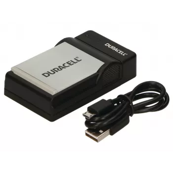 Duracell digikaamera akulaadija, USB, siseruumides kasutatav akulaadija, Canon NB-4L, NB-5L, must, 5 V, 5 V