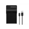 Duracell digikaamera akulaadija, USB, siseruumides kasutatav akulaadija, Nikon EN-EL3e, FujiFilm NP-150, must, 5 V, 5 V