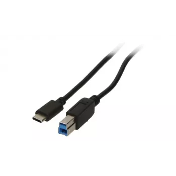 2-Power CAB5014A USB-kaabel 1 m USB C USB B Must
