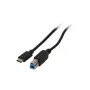 2-Power CAB5014A USB-kaabel 1 m USB C USB B Must