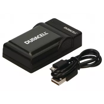 Duracell digikaamera akulaadija, USB, siseruumides kasutatav akulaadija, Sony NP-F550, NP-FM500H, NP-FM50, must, 5 V, 5 V