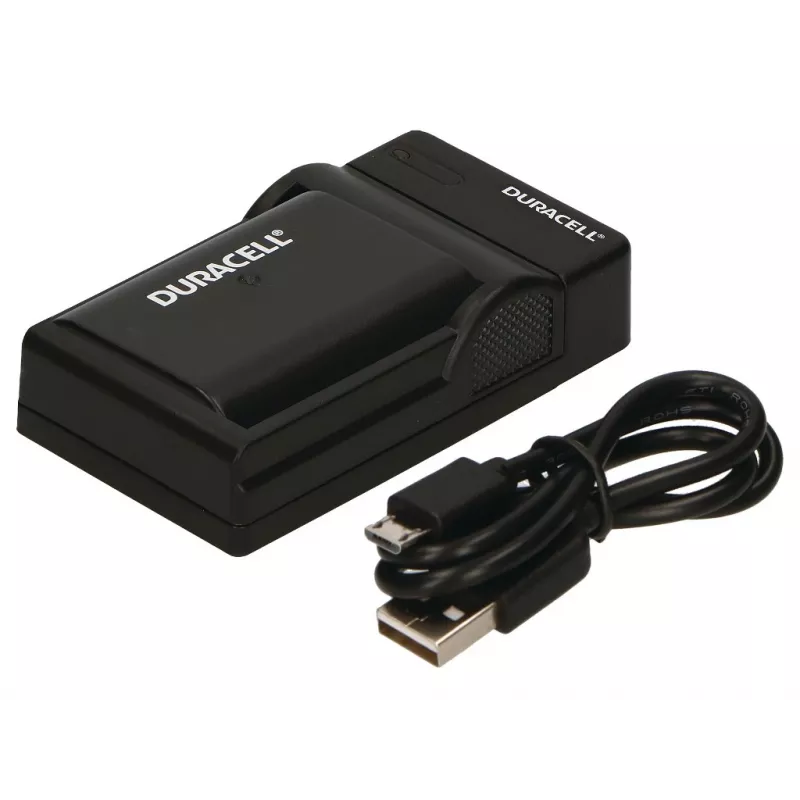 Duracell digikaamera akulaadija, USB, siseruumide akulaadija, Panasonic DMW-BLF19, must, 5 V, 5 V