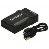 Duracell digikaamera akulaadija, USB, siseruumides kasutatav akulaadija, Must, 5 V, 5 V, 5 V