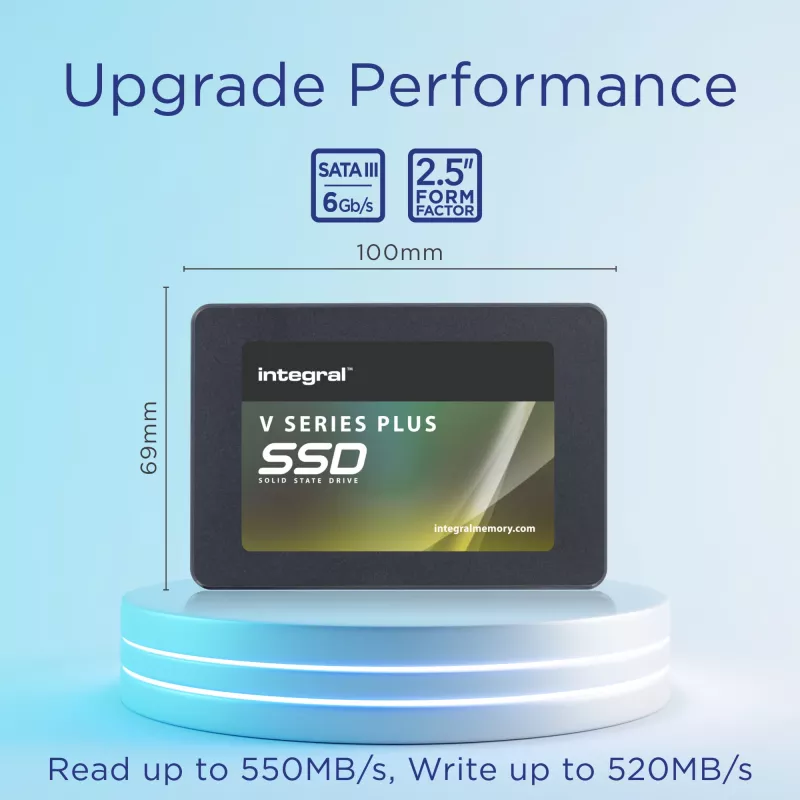 Integral 512 GB SSD 2,5 inch SATA 3 R-550 MB/s W-520 MB/s TBW 150 V SEERIA 2 PLUS