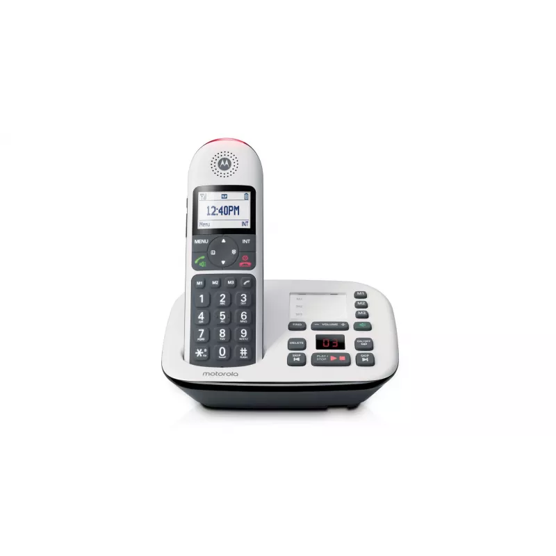 Motorola CD5011 nutitelefon helistaja ID-ga hall, hõbedane