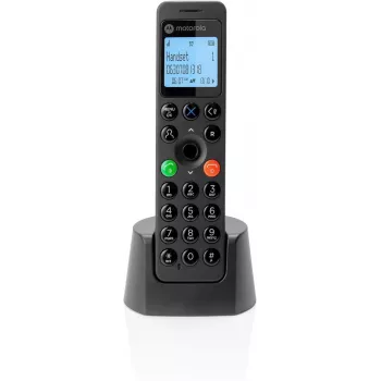 Motorola DOT201 DECT-telefon helistaja ID-ga must