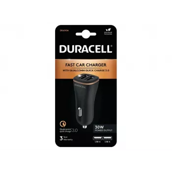 Duracell DR6010A mobiilseadme laadija Must