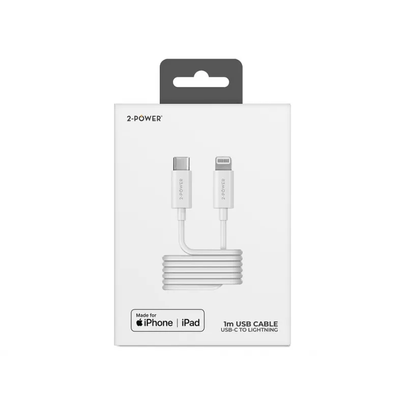 2-Power 2PUC1M03W mobiilseadme laadija Valge