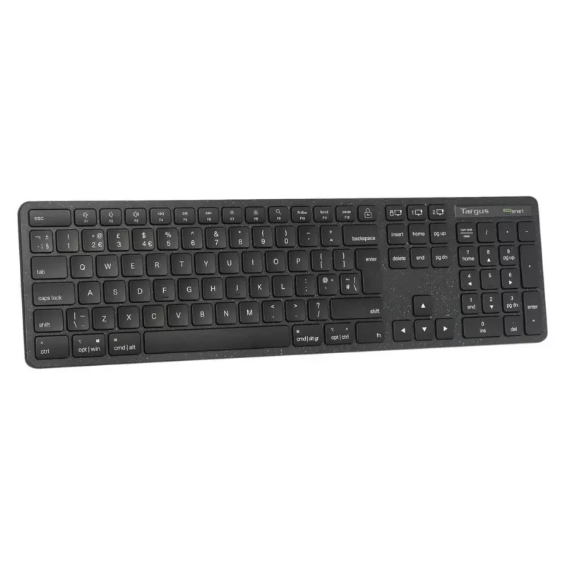 Targus EcoSmart AKB873FR klaviatuur universaalne RF juhtmevaba + Bluetooth AZERTY prantsuse must