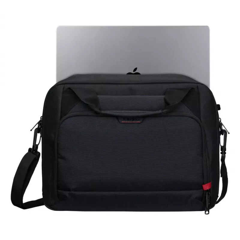 Targus EcoSmart 35,6 cm (14-tolline) portfell, must, punane