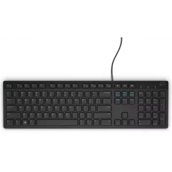 DELL juhtmega klaviatuur - KB216 - itaalia (QWERTY) - must, täissuuruses (100%), juhtmega, USB, QWERTY, must