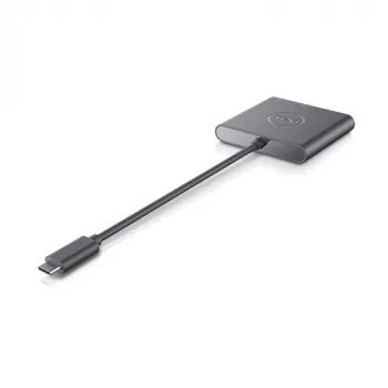 DELL Adapter USB-C - HDMI/DP toiteläbipääsuga, juhtmega, USB 3.2 Gen 2 (3.1 Gen 2) USB-C, must, 3840 x 2160 pikslit, Dell, 3840 x 2160 pikslit