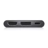 DELL Adapter USB-C - HDMI/DP toiteläbipääsuga, juhtmega, USB 3.2 Gen 2 (3.1 Gen 2) USB-C, must, 3840 x 2160 pikslit, Dell, 3840 x 2160 pikslit