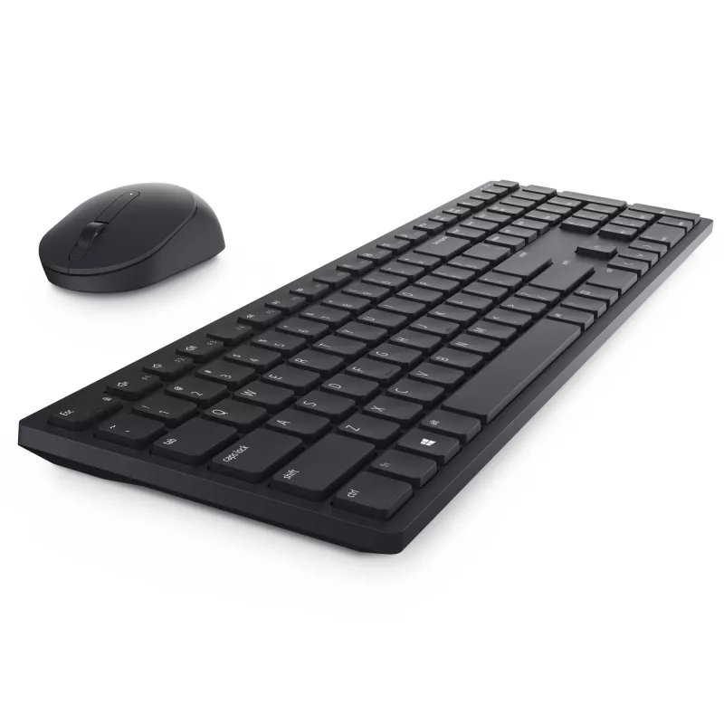 DELL Pro klaviatuur ja hiir - KM5221W - Pan-Nordic (QWERTY) - Must